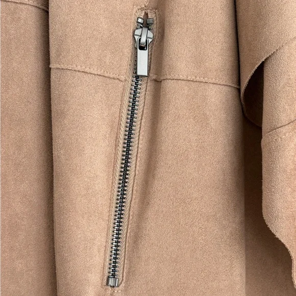 Bagatelle Collection Faux Suede Waterfall Jacket - Picture 4 of 8